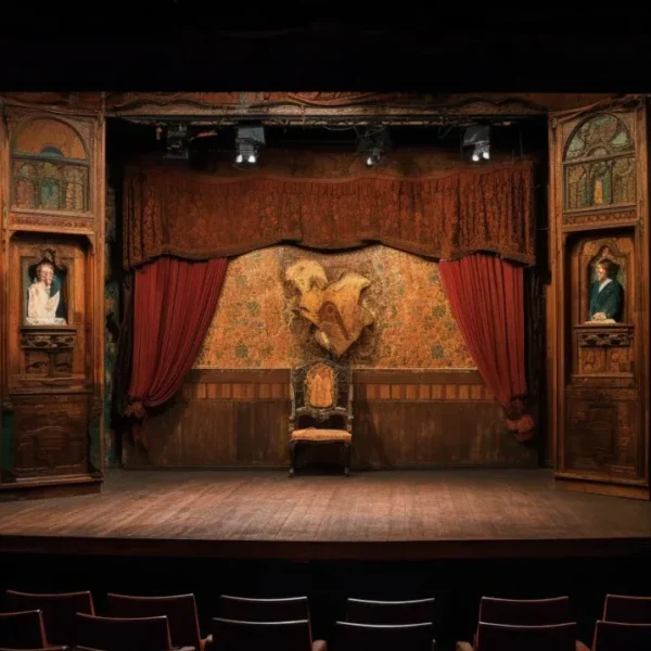 La historia del teatro…