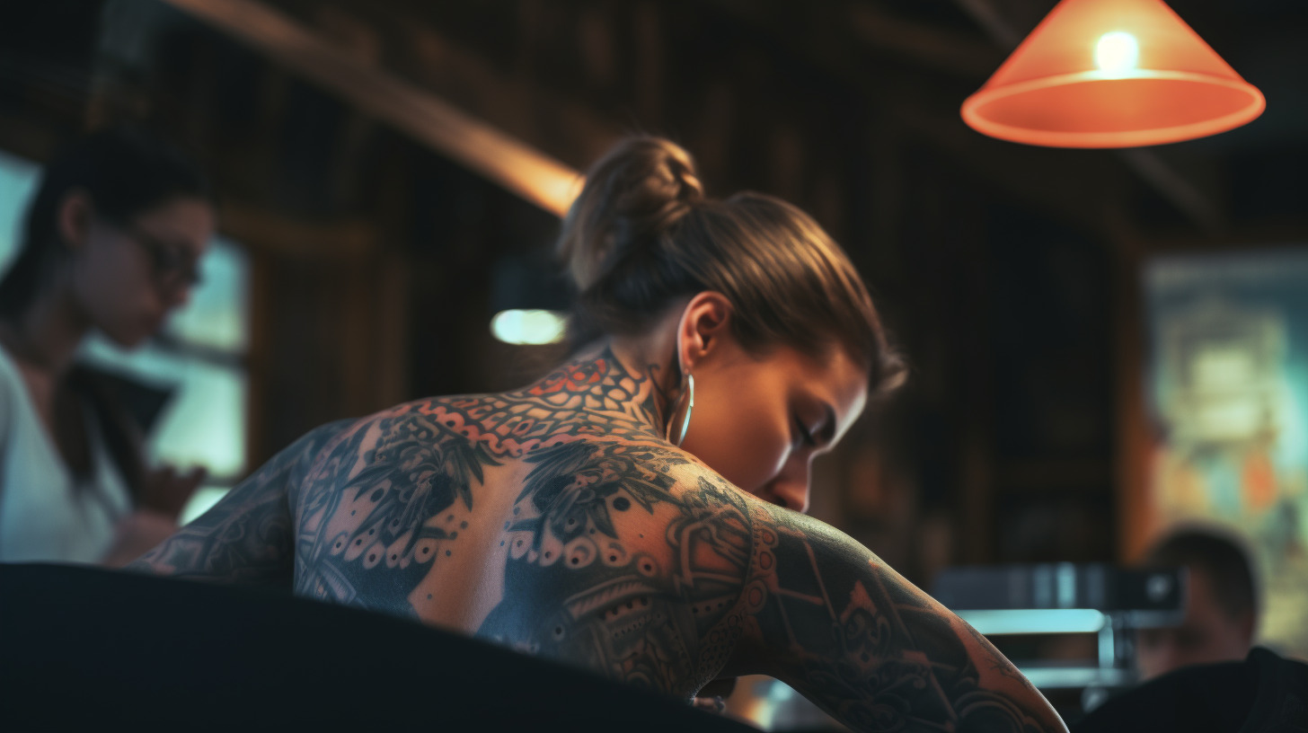 tatuaje en la espalda baja mujer