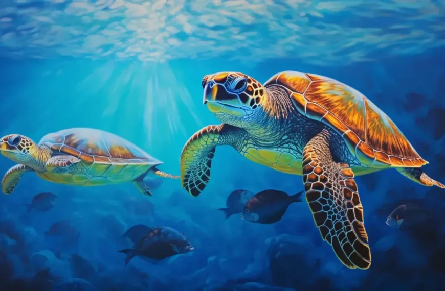 ¿Cómo respiran las tortugas marinas?