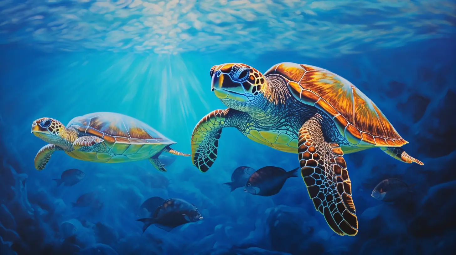 ¿Cómo respiran las tortugas marinas?